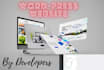 build custom wordpress or shopify website and fix  bugs
