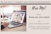 review your entire website design and functionality