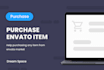 help to purchase envato item