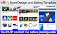 design ebay store and listing template