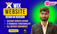 modern business wix website design or redesign, wix developer