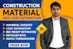 do cost estimation, quantity takeoff, and material take off