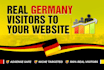 bring germany targeted daily visitors to your website