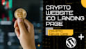 design crypto website, ico website, crypto news website