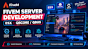 do fivem server development of esx and qbus