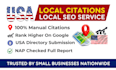 build high quality USA local citations for gmb and local SEO