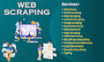 do web scraping, data mining, data extraction, data scraping