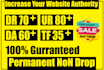 increase domain rating ahrefs dr ur domain authority majestic tf by seo backlink
