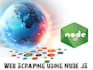 do web scraping, crawling and data mining with node js