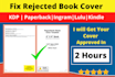 do fix book cover, resize book cover, paperback book cover, hardcover book cover