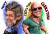 draw a funny cartoon caricature from your photo
