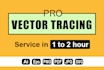 do vector tracing in 1 hours