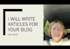 write an article for your blog