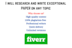 research and write exceptional ebook, article, essay