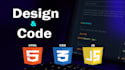 create a website with HTML, CSS and javascript