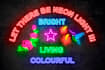 make beautiful neon glowing texts and drawings
