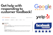 respond to customer feedback to resolve issues