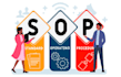 write quality standard operating procedures, policies and process flow diagrams