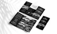 design trifold, c fold, bifold brochure, standee banner, roll up banner