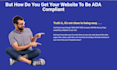 make website ada and wcag compliant