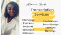 accurately transcribe interviews, podcast and lectures