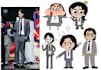 make your photo into flat cartoon character