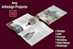 do magazine layout, planner,catalog, in indesign