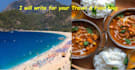 write for your travel or food blog post