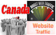 do canada live web traffic real organic visitors