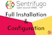 install and configure sentrifugo on your server