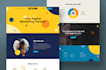 design a landing page, web and mobile visual design