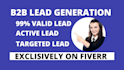 do valid b2b lead generation and prospect email list building