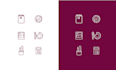 design modern illustration  icon set