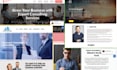create creative one page landing website