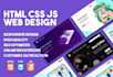 create custom website using html css js