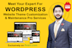 do wordpress website theme customization and website maintenance work