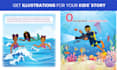 design children book illustration and cover children story book illustration
