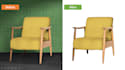 professionally remove background from any furnitures image