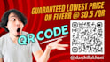 generate 10 custom qr code for 5 USD in 30 min