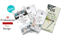 design professional canva pinterest templates, podcast templates