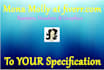 create a stunning banner to your own specification