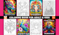 design adult coloring book kids coloring book for amazon kdp coloring book pages