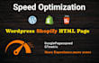 speed up wordpress shopify website and html page with google page speed gtmetrix
