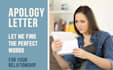 write an apology letter