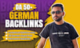do manual SEO german backlinks service german guest post high da link building