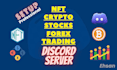 setup crypto, stocks, forex, nft discord server