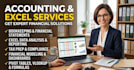prepare accounts, reports, analyse excel data for reporting