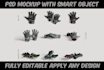 do custom smart object photoshop PSD mockup of product image