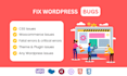 fix wordpress and elementor pro website issues, errors, and bugs