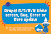 troubleshoot on your drupal website any issue, error or bug